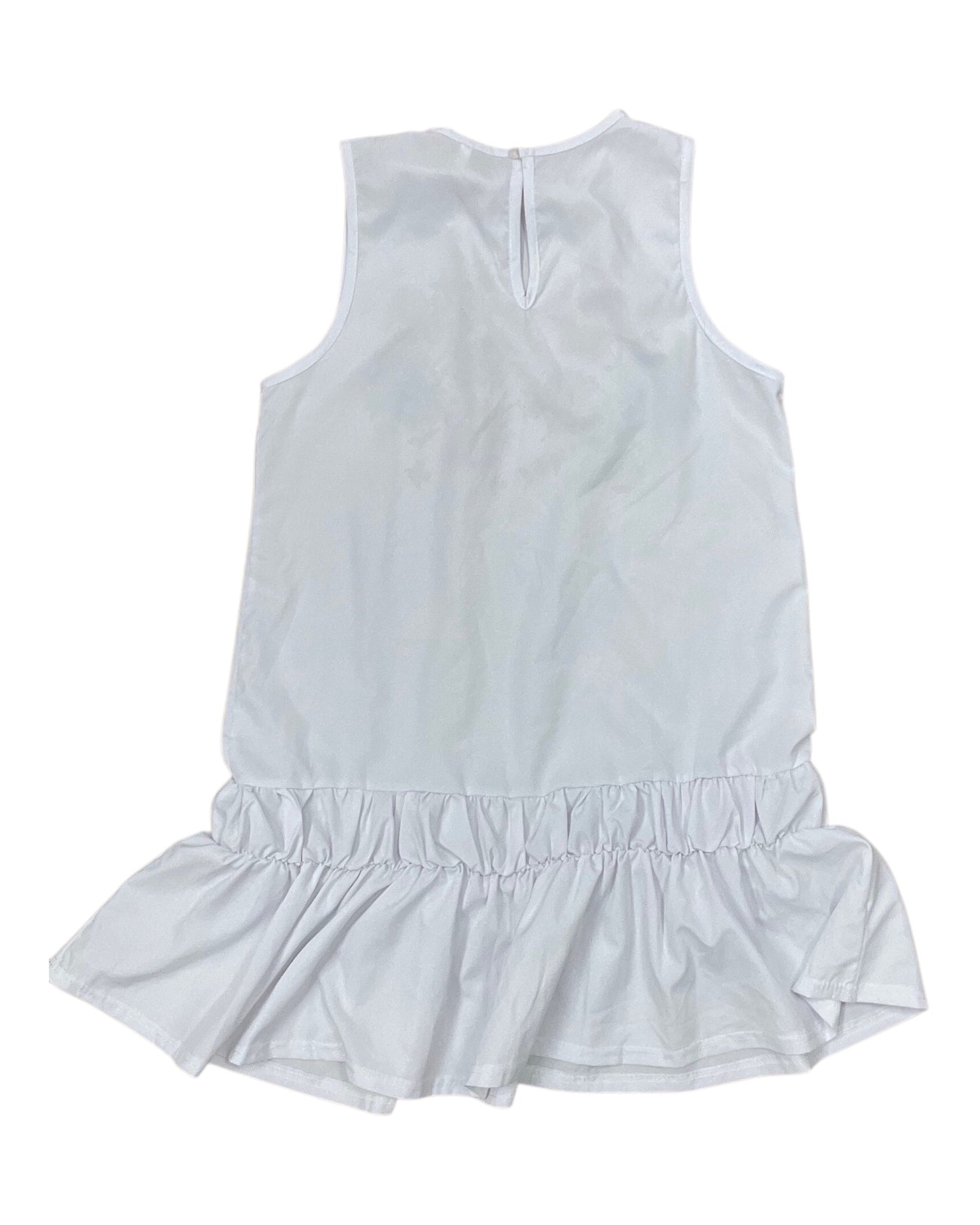 Tunic Sleeveless By Clothes Mentor In White, Size:S
