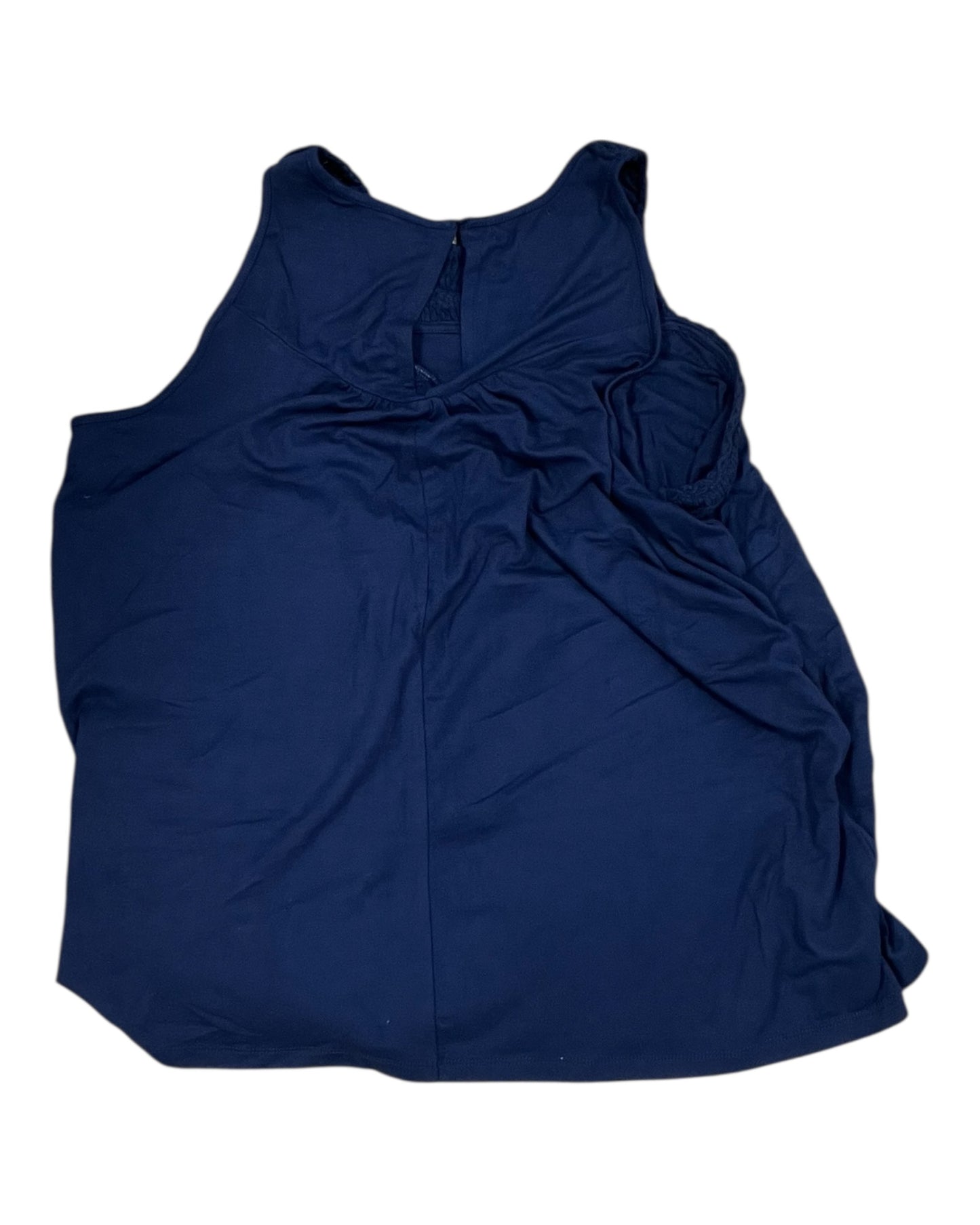 Top Sleeveless By Maurices In Blue, Size:L