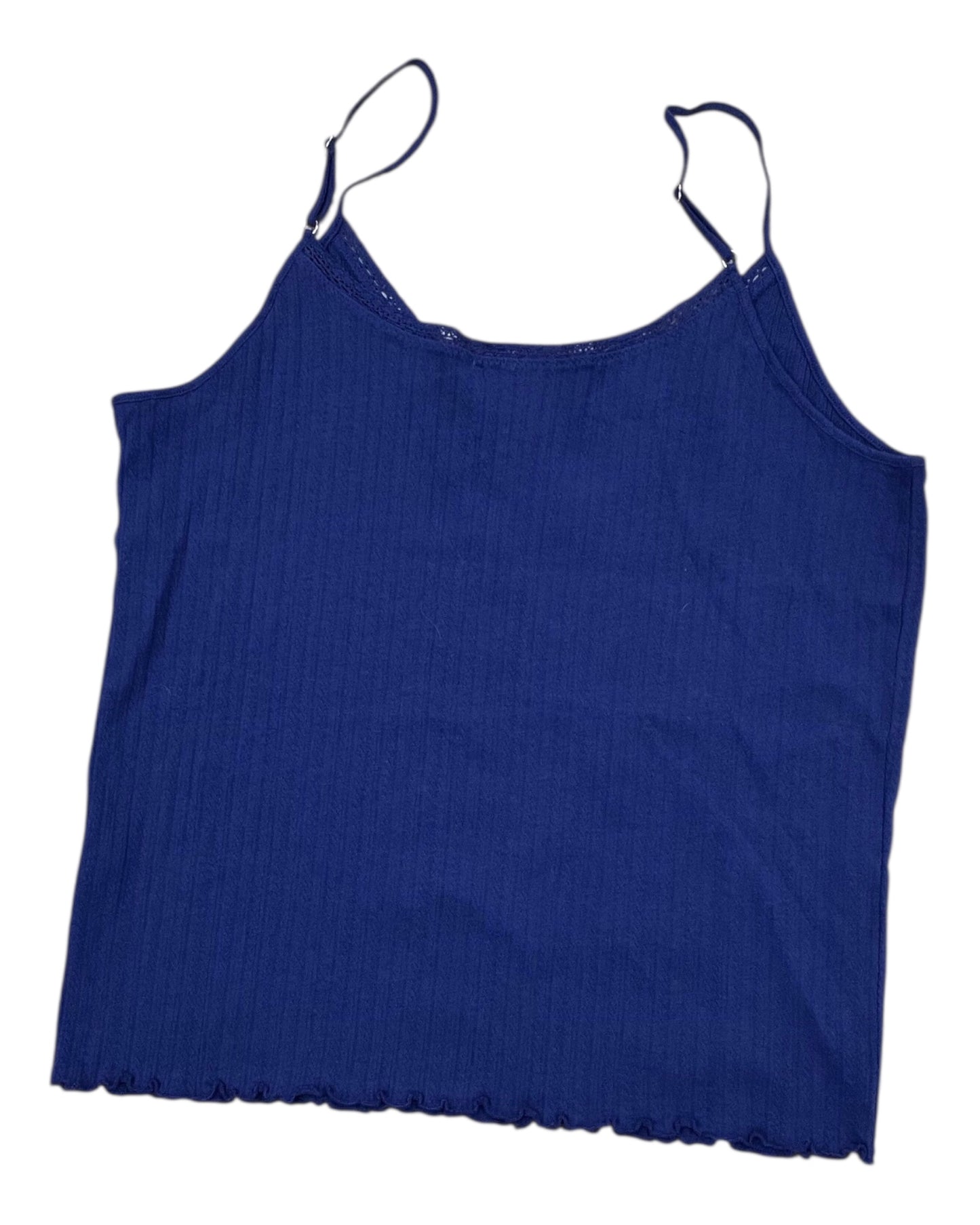 Top Cami By Sundance In Blue, Size:1X