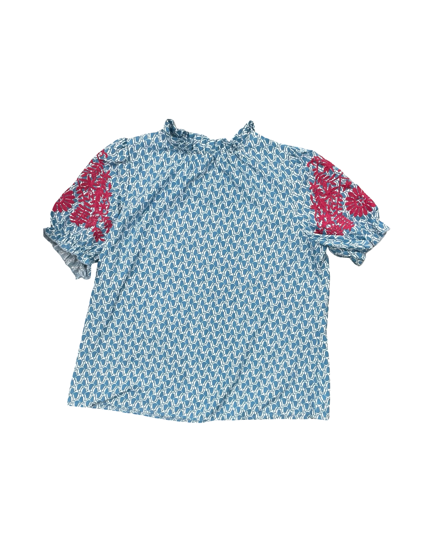 Top Ss By Shein In Blue & Pink, Size:Xl