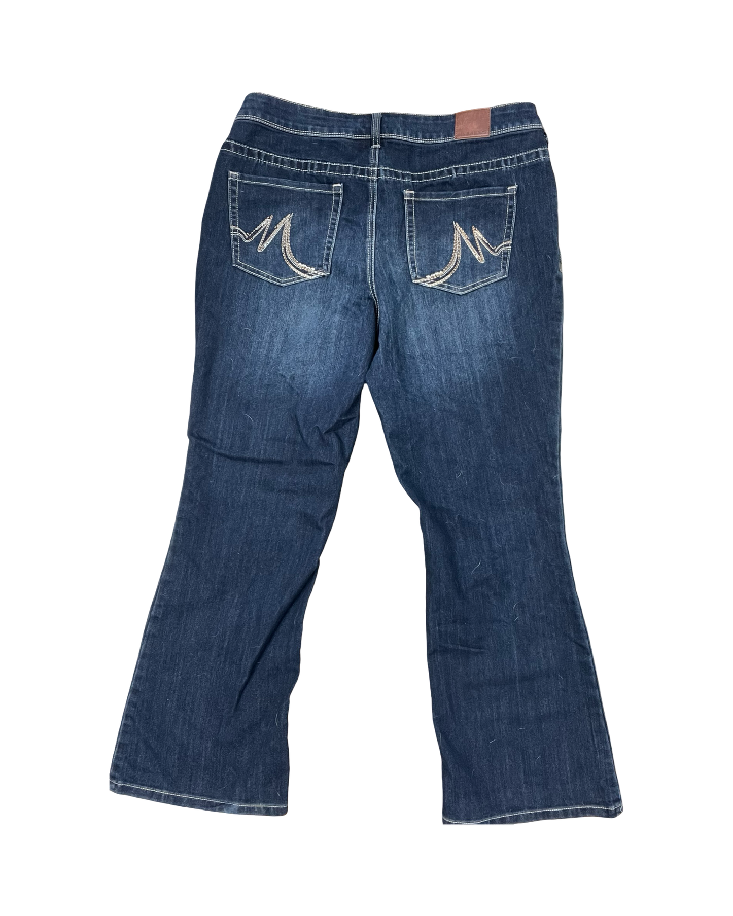 Jeans Boot Cut By Maurices In Blue Denim, Size:16