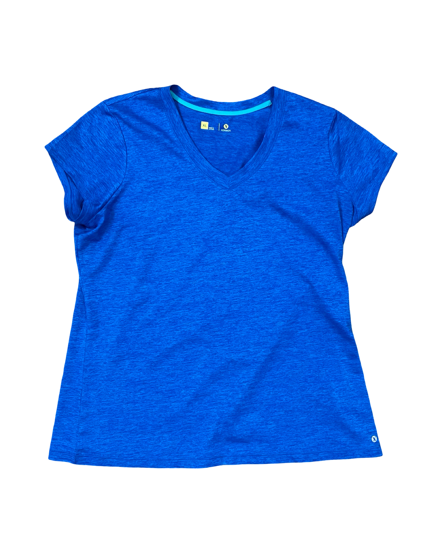 Athletic Top Ss By Xersion In Blue, Size:Xl