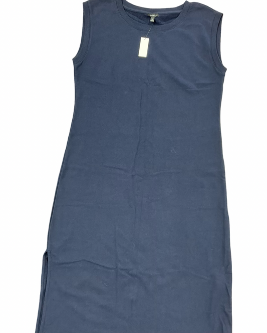 Dress Casual Maxi By Talbots In Navy, Size:M
