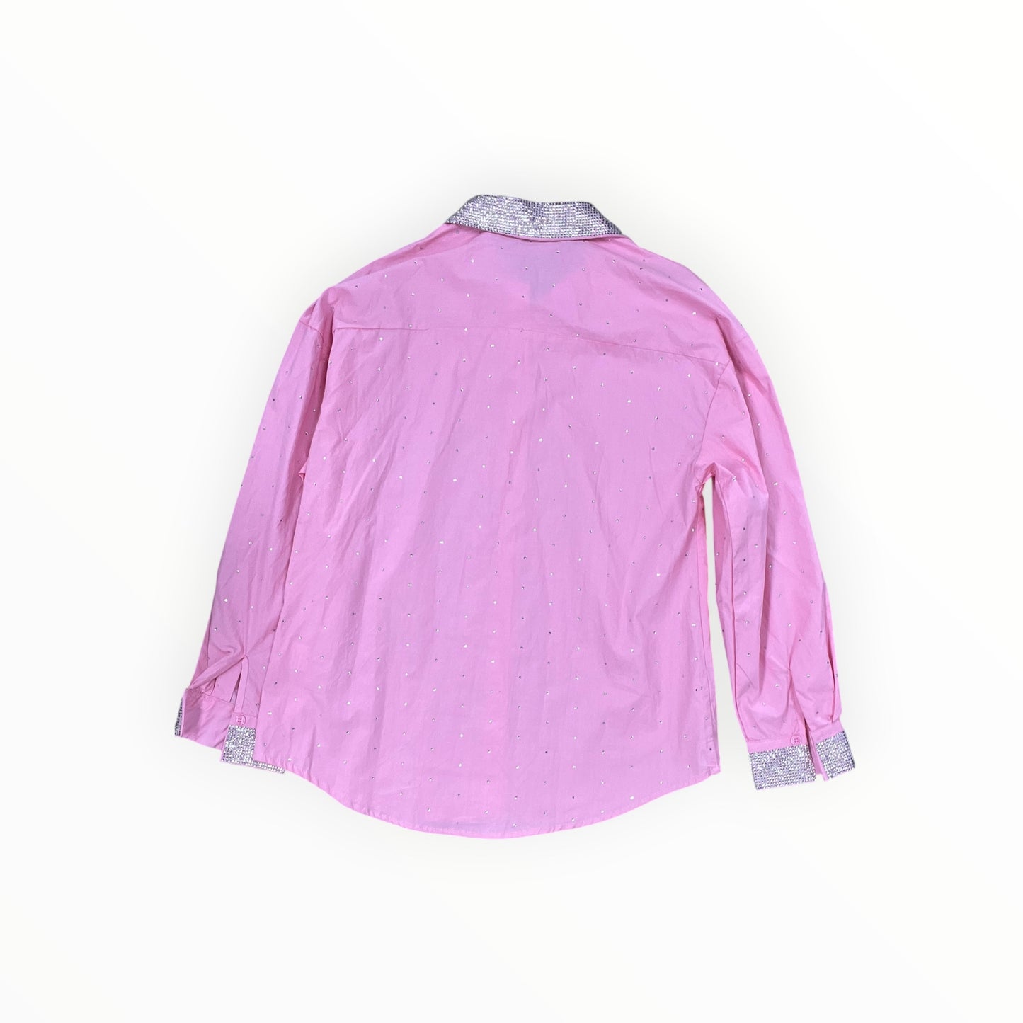Blouse Ls By Clothes Mentor In Pink, Size:S
