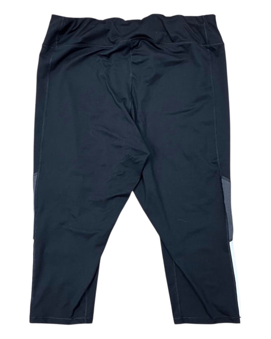 Athletic Leggings Capris By Just My Size In Black, Size:2X