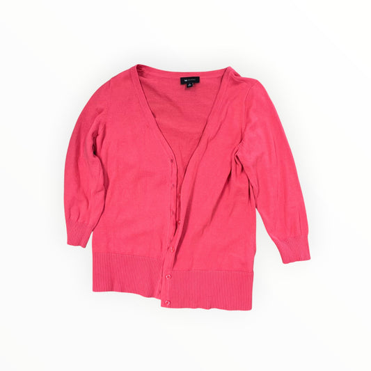 Cardigan By Ab Studio In Pink, Size:Xl