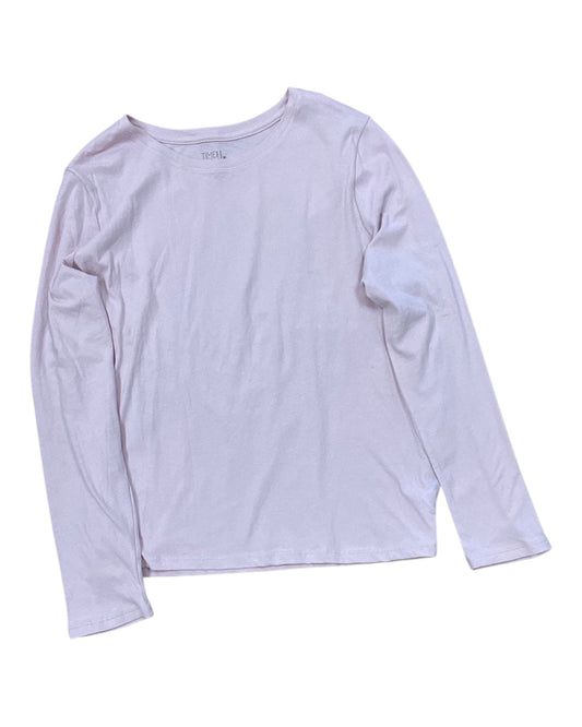 Top Ls Basic By Time And Tru In Pink, Size:Xl