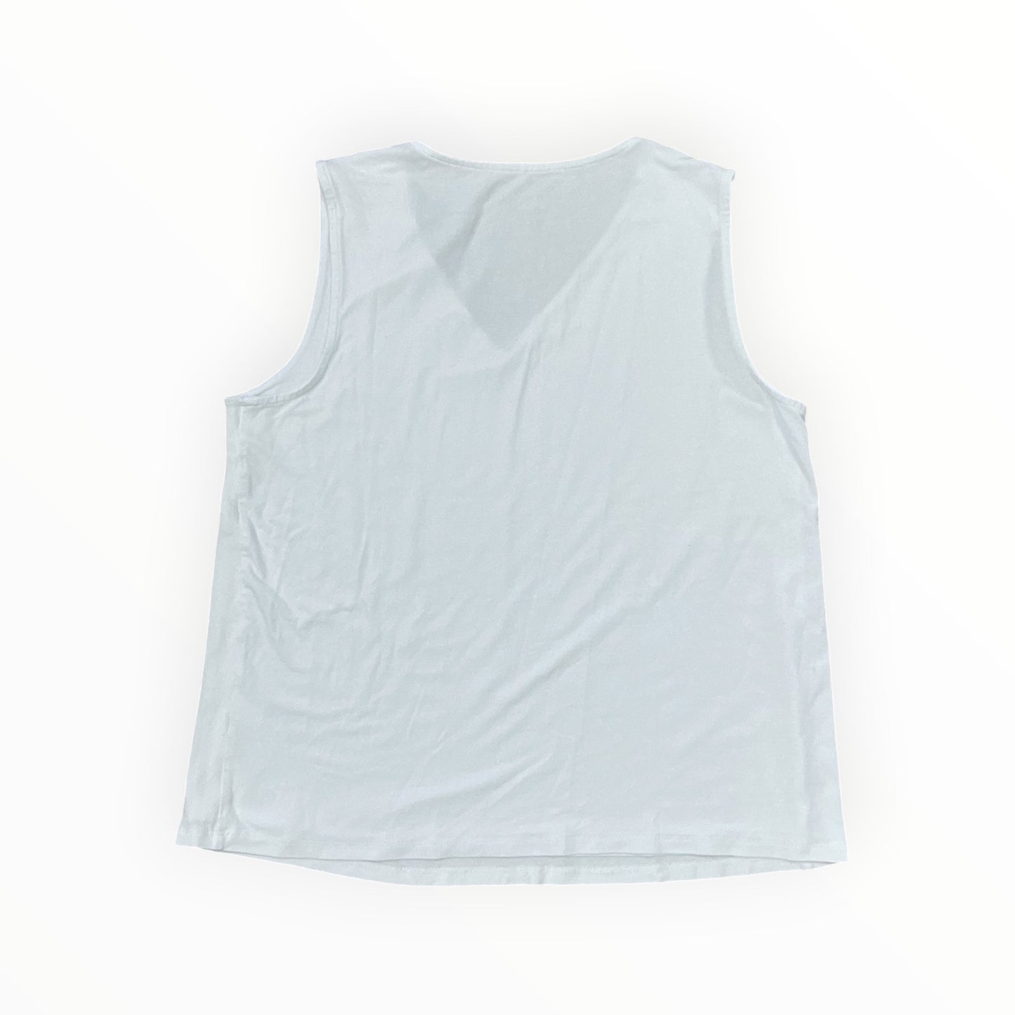 Top Sleeveless By Cupio In White, Size:L