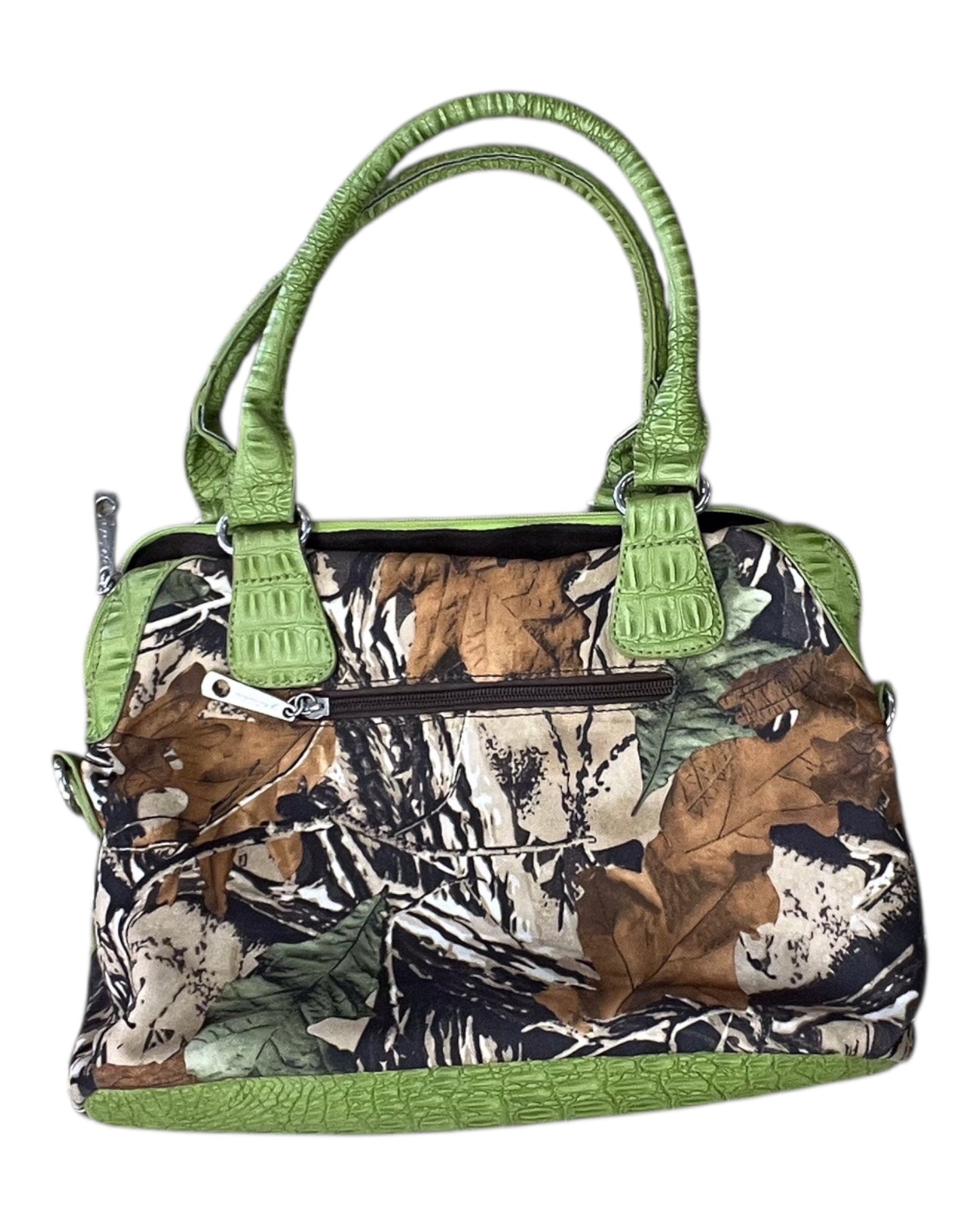 Handbag By Clothes Mentor In Camouflage Print, Size:Medium