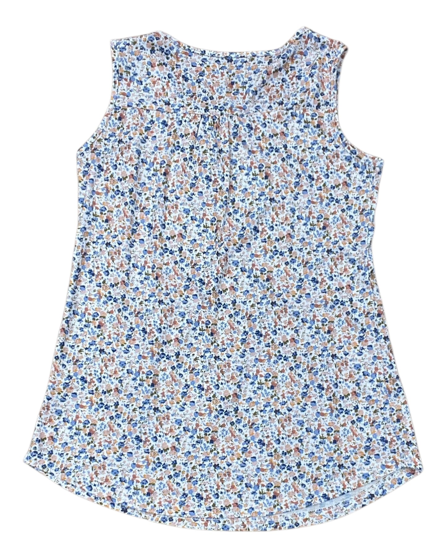 Top Sleeveless By Clothes Mentor In Blue & Orange, Size:S