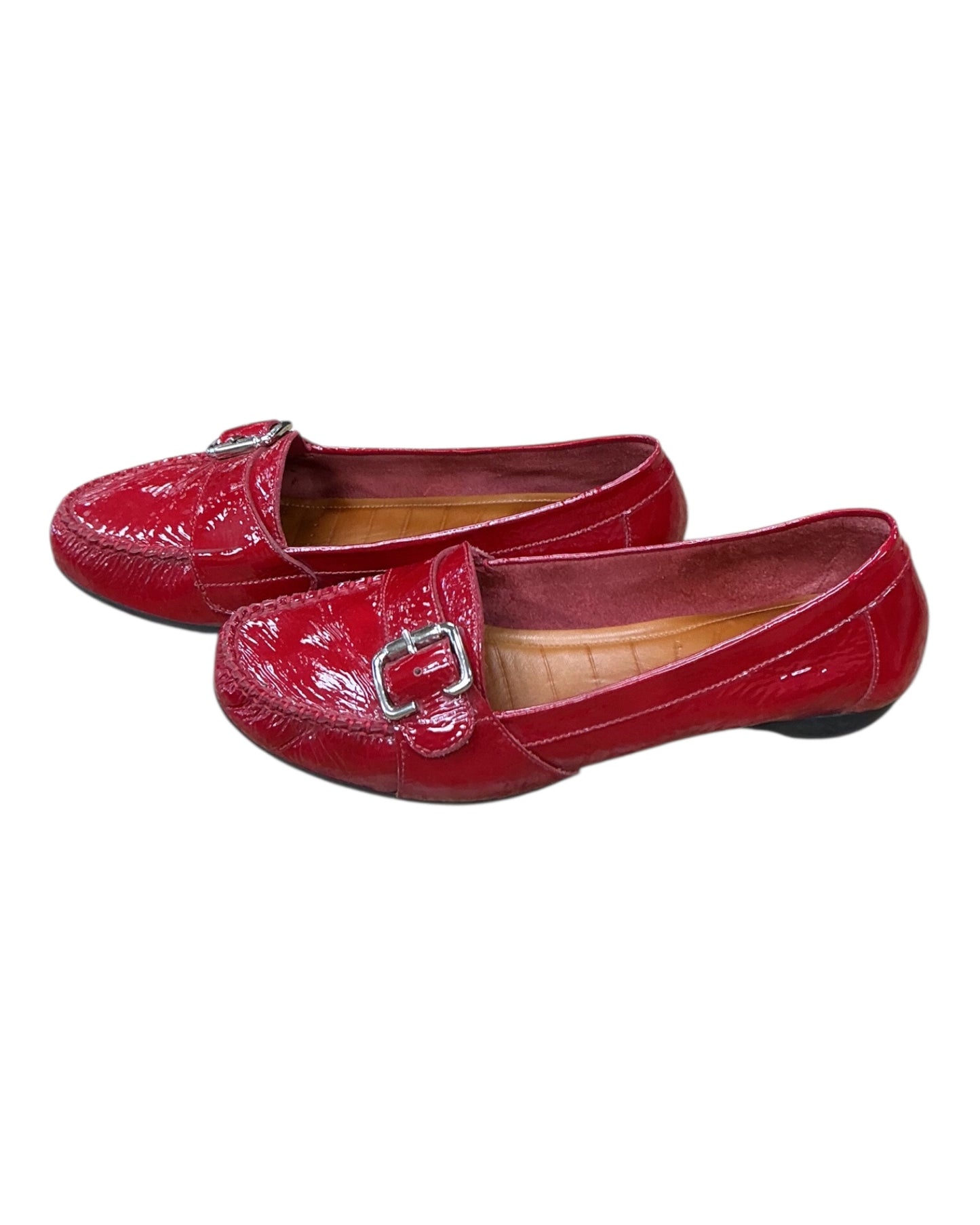 Shoes Flats By Nurture In Red, Size:9.5