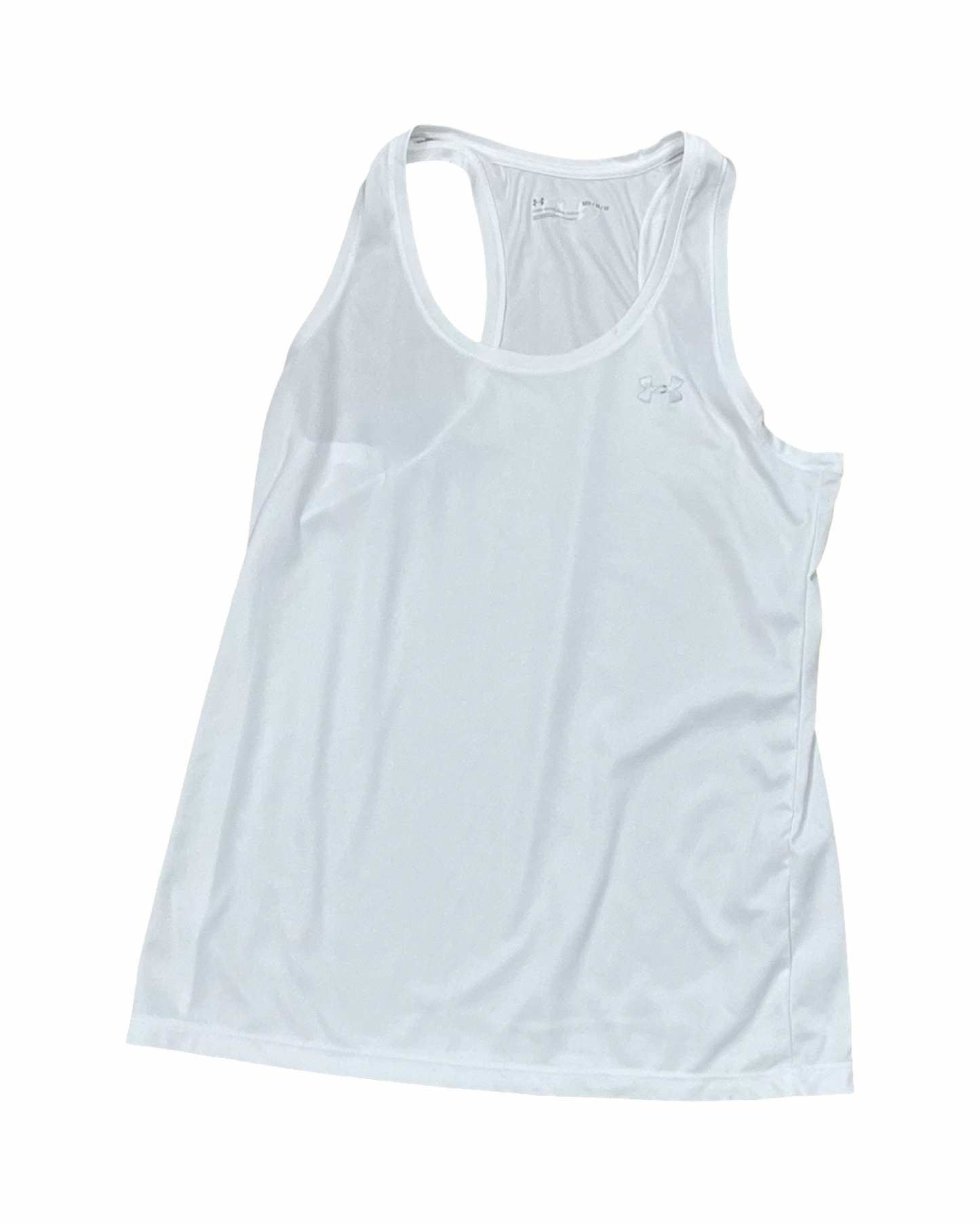 Athletic Tank Top By Under Armour In White, Size:M