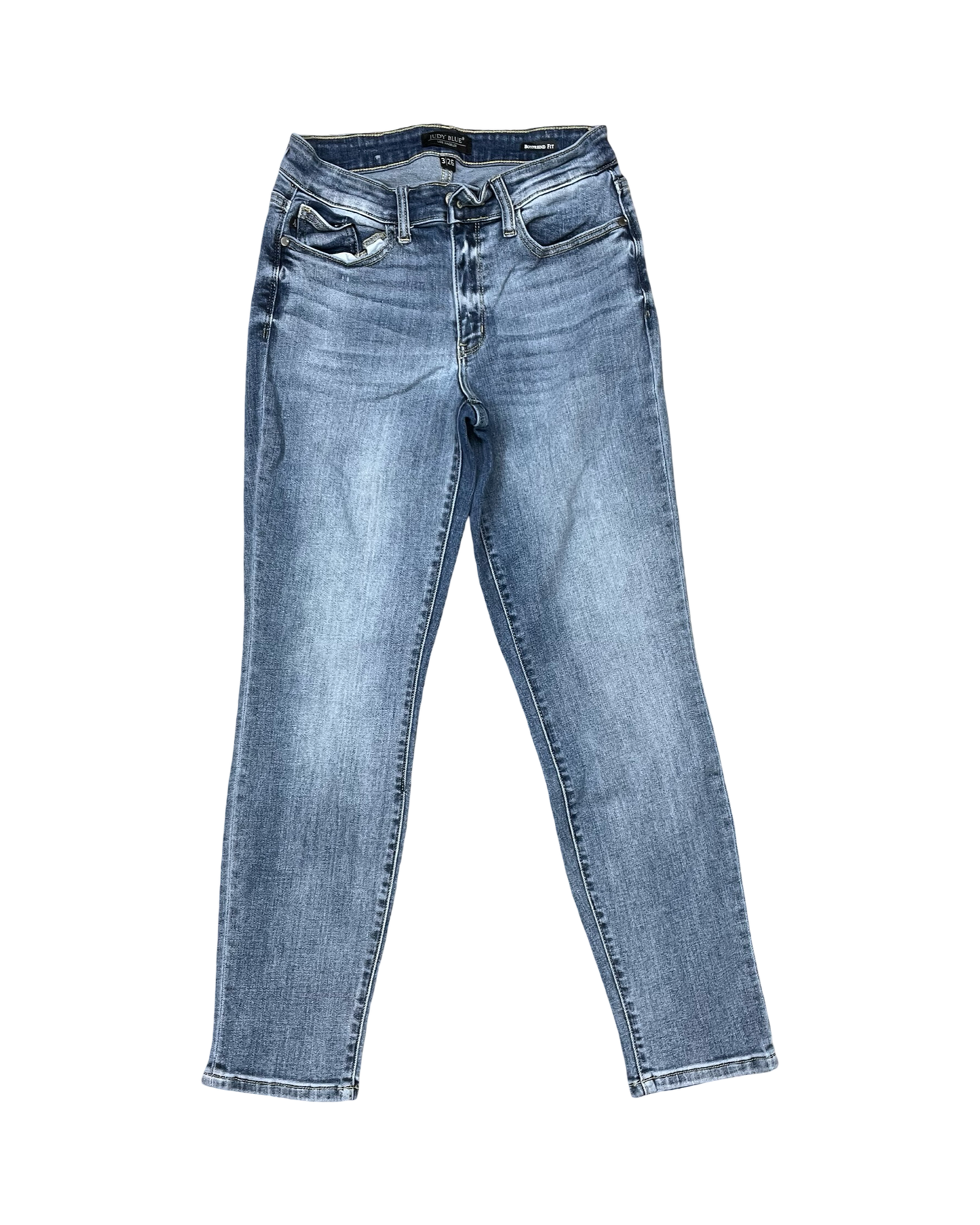 Jeans Straight By Judy Blue In Blue Denim, Size:2