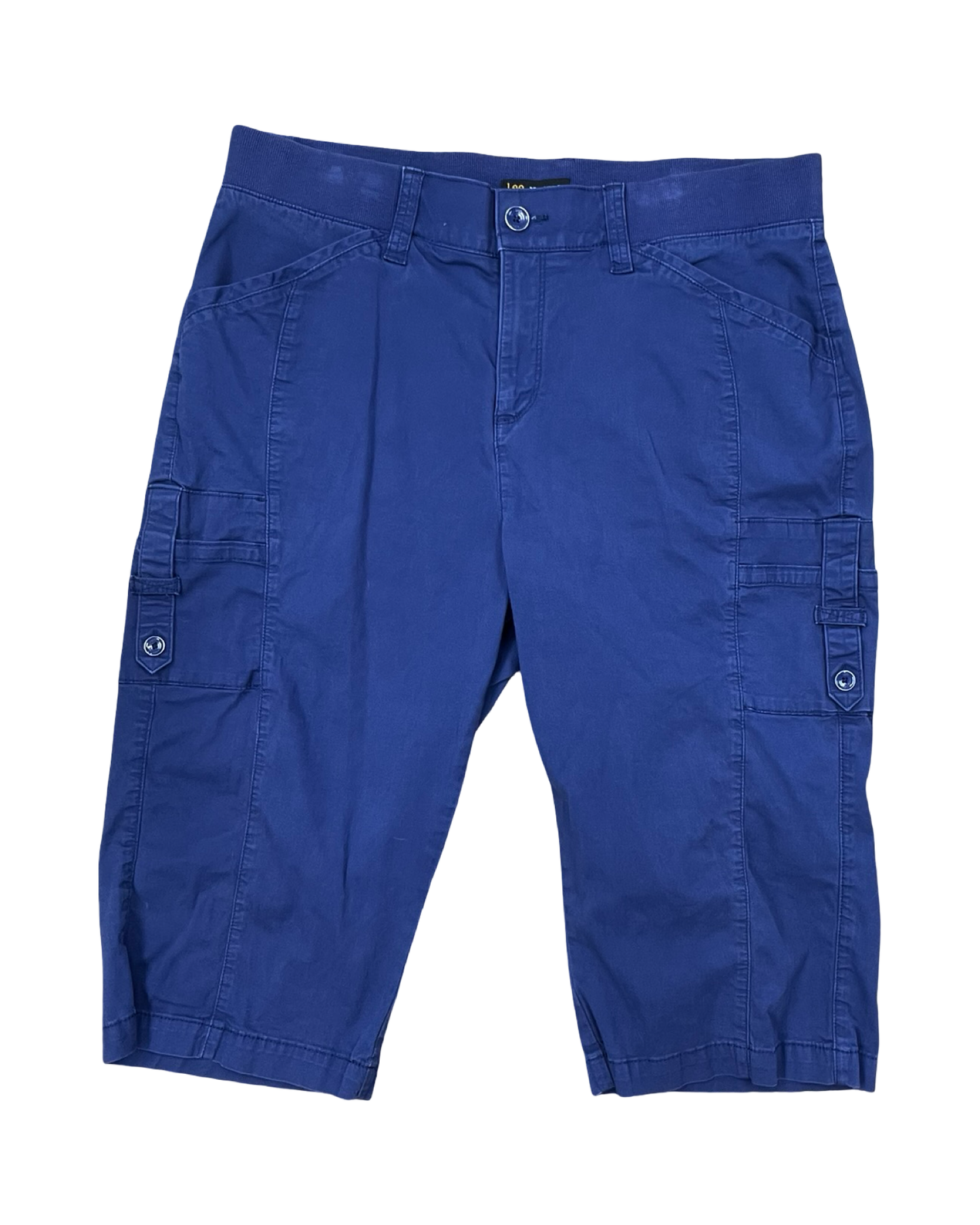 Pants Cropped By Lee In Blue, Size:16