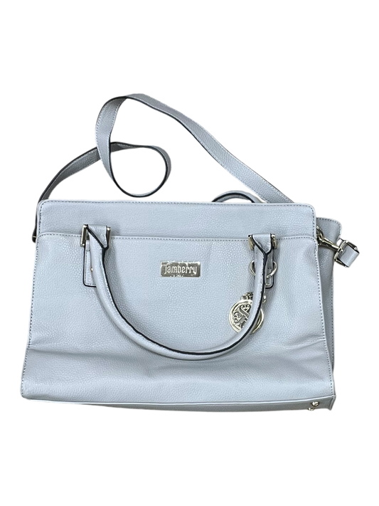 Handbag By Clothes Mentor In Grey, Size:Large