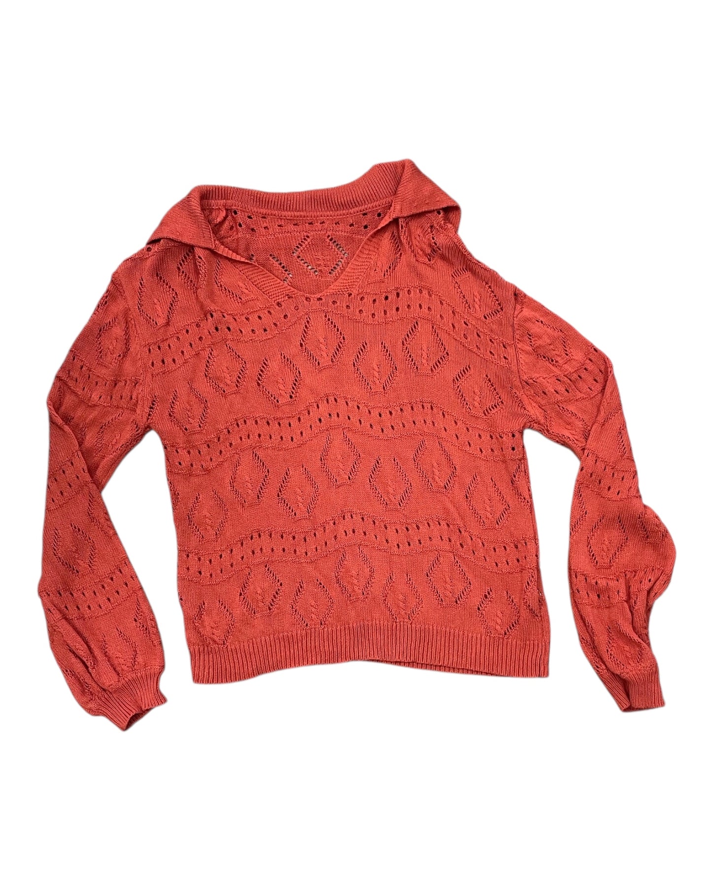 Top Ls By Clothes Mentor In Orange, Size:M