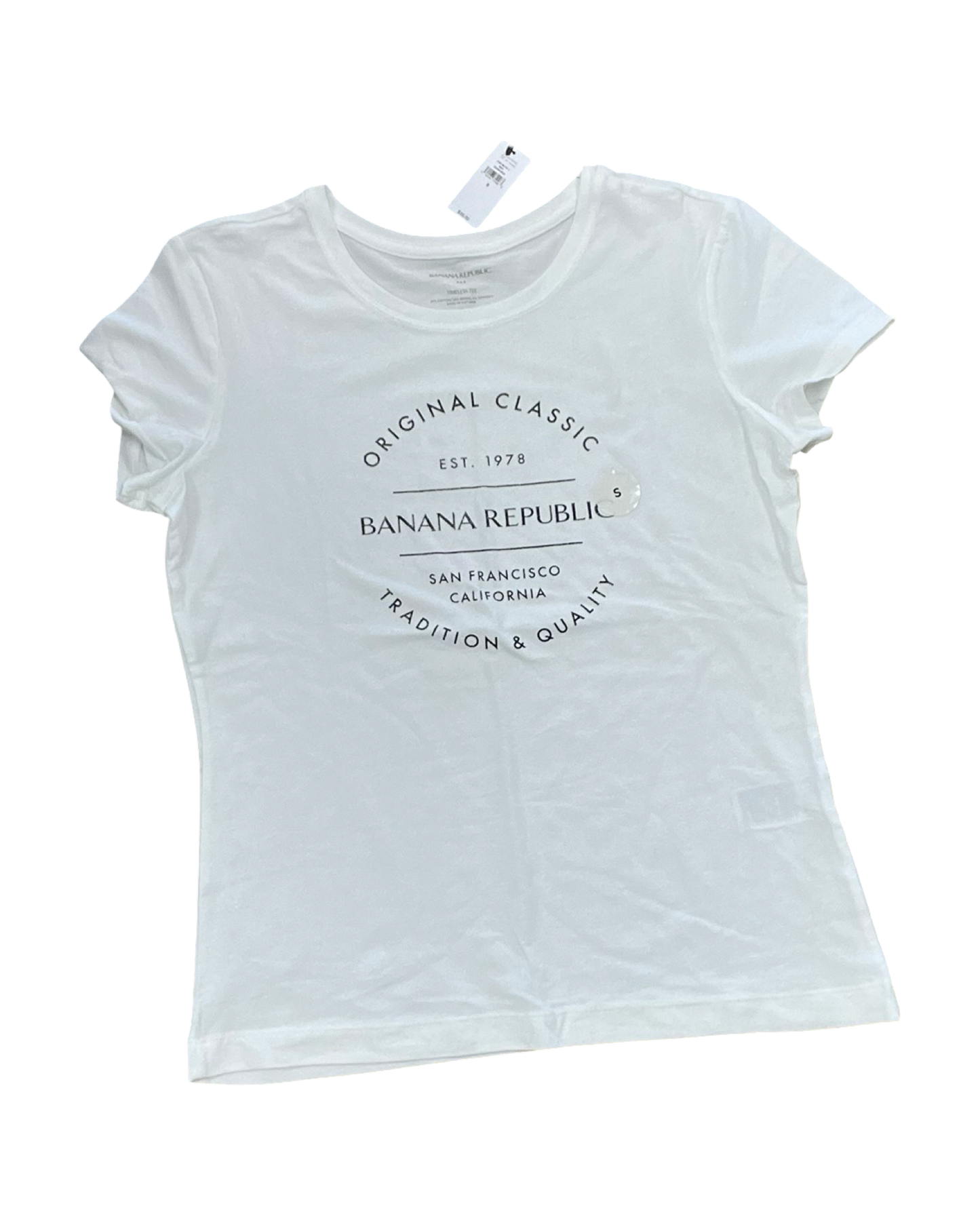 Top Ss By Banana Republic In White, Size:S