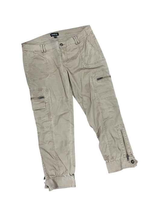 Pants Cropped By Bebe In Tan, Size:8