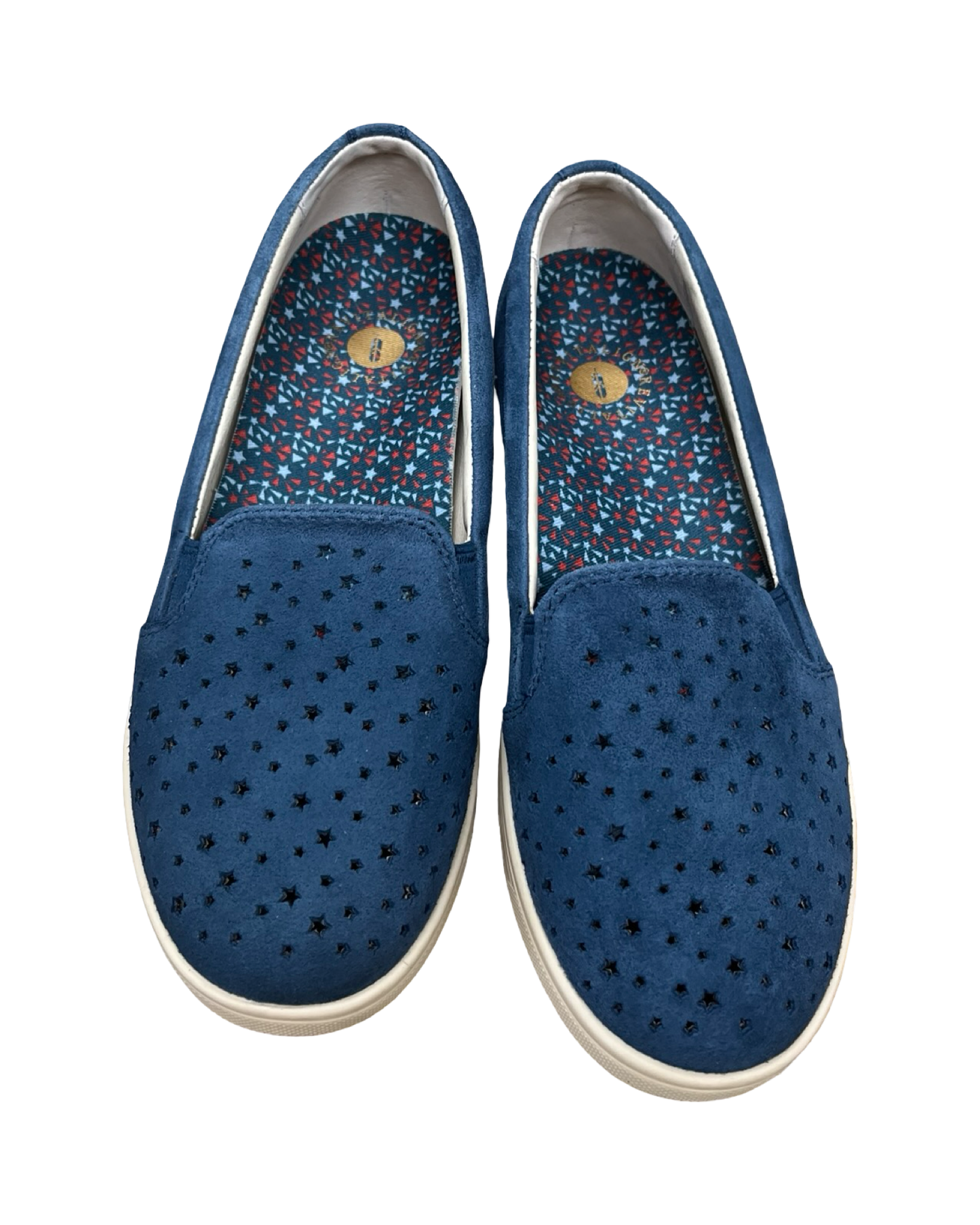 Shoes Flats By Clothes Mentor In Blue, Size:6.5