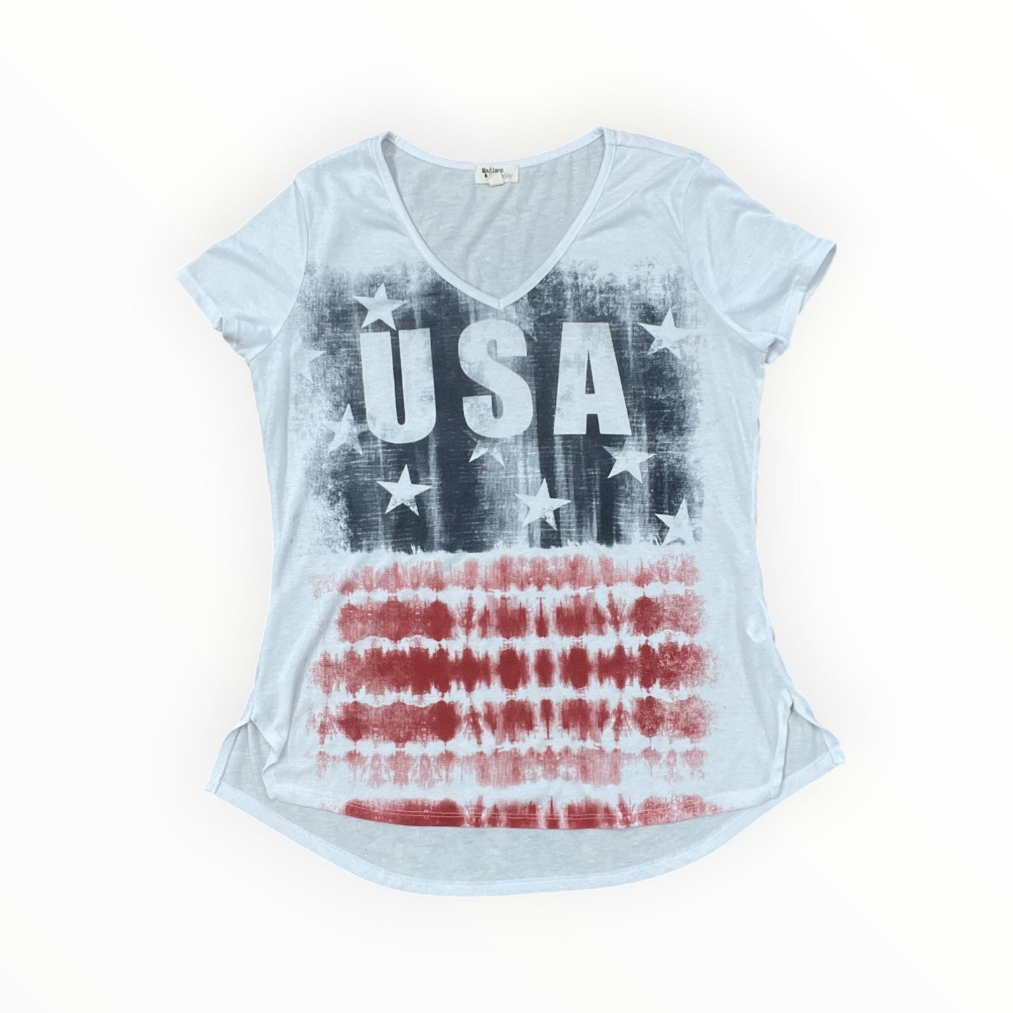 Top Ss By Clothes Mentor In White, Size:M