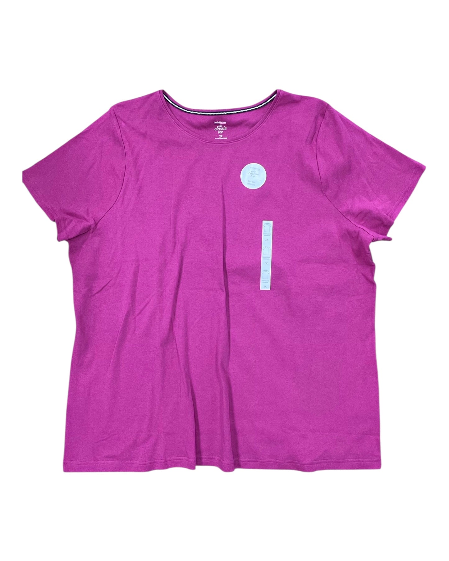 Top Ss By Croft And Barrow In Pink, Size:2X