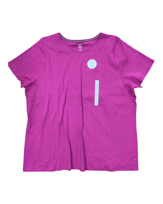 Top Ss By Croft And Barrow In Pink, Size:2X