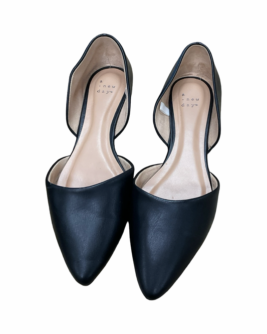 Shoes Flats By A New Day In Black, Size:9.5