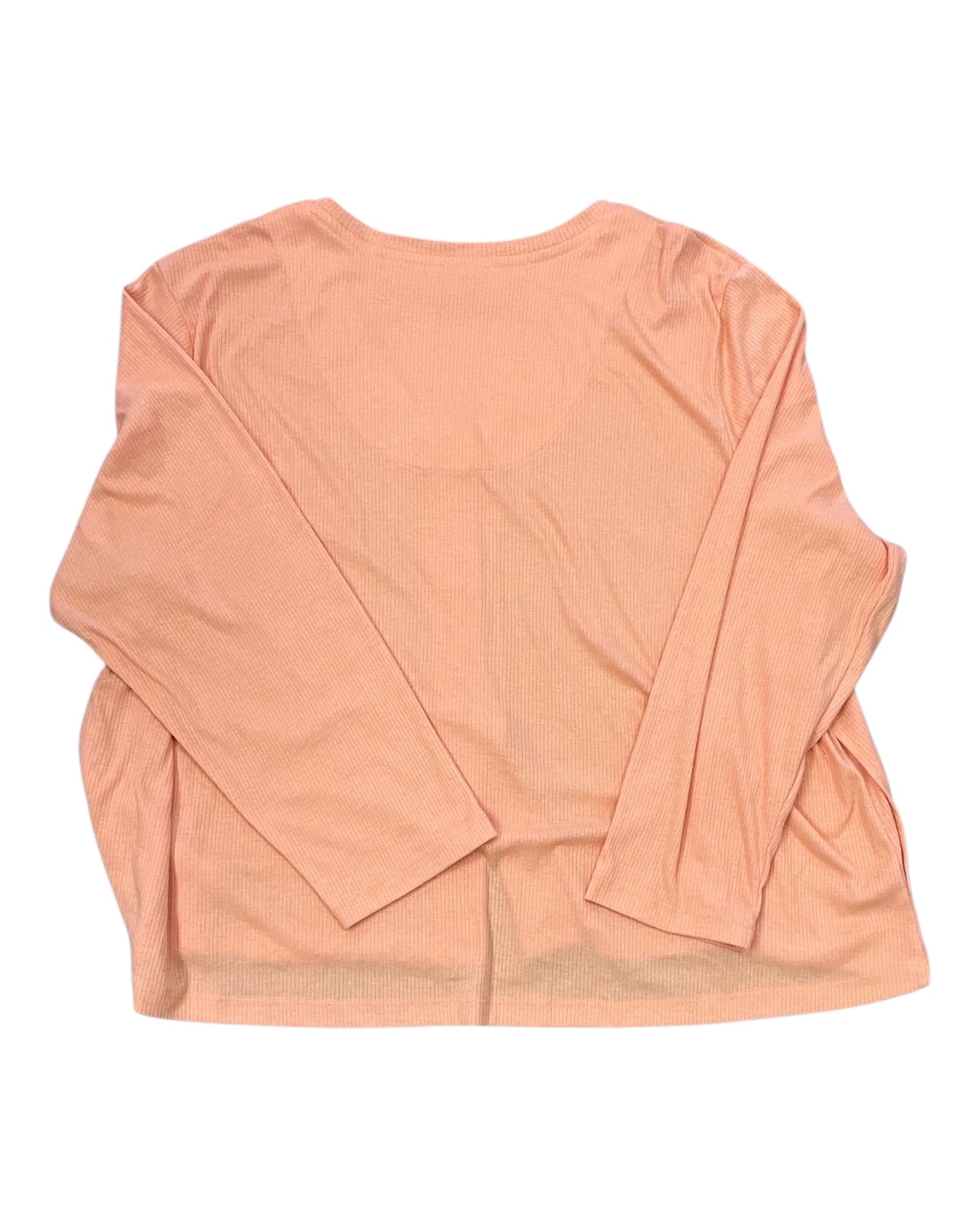 Cardigan By Muk Luks In Orange, Size:2X