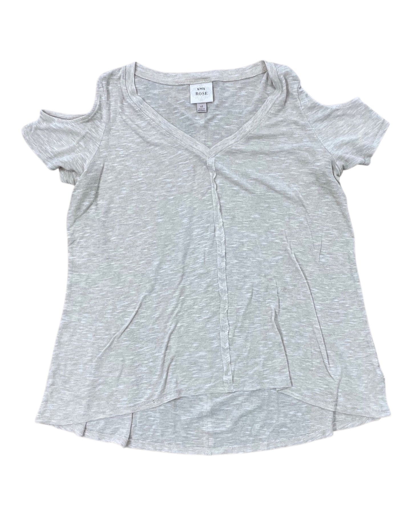 Top Ss By Knox Rose In Cream, Size:1X