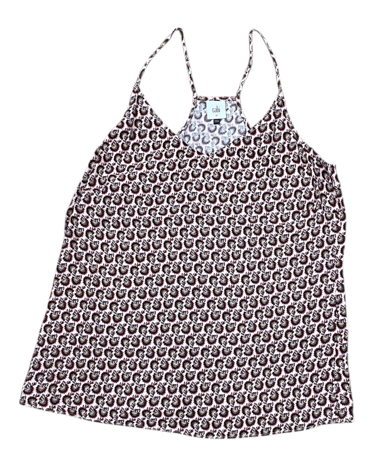 Top Sleeveless By Cabi In Tan, Size:M