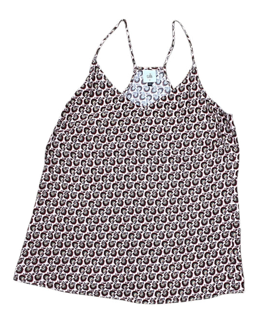 Top Sleeveless By Cabi In Tan, Size:M