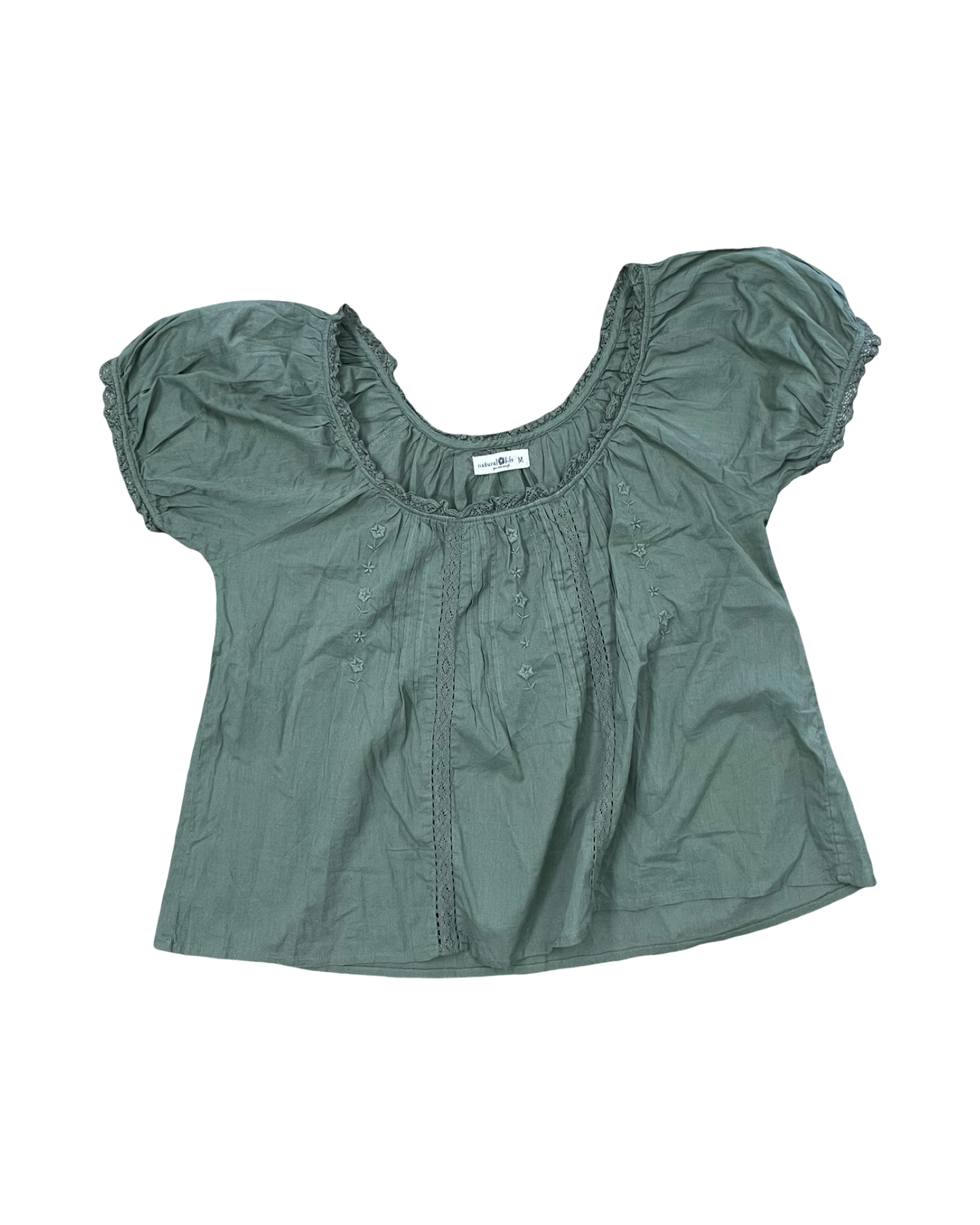 Top Ss By Natural Life In Green, Size:M