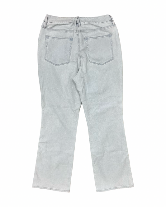 Jeans Straight By Good American In Blue Denim, Size:16