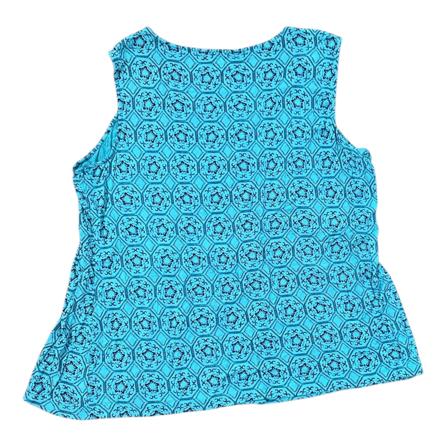 Top Ls By Croft And Barrow In Teal, Size:Xl