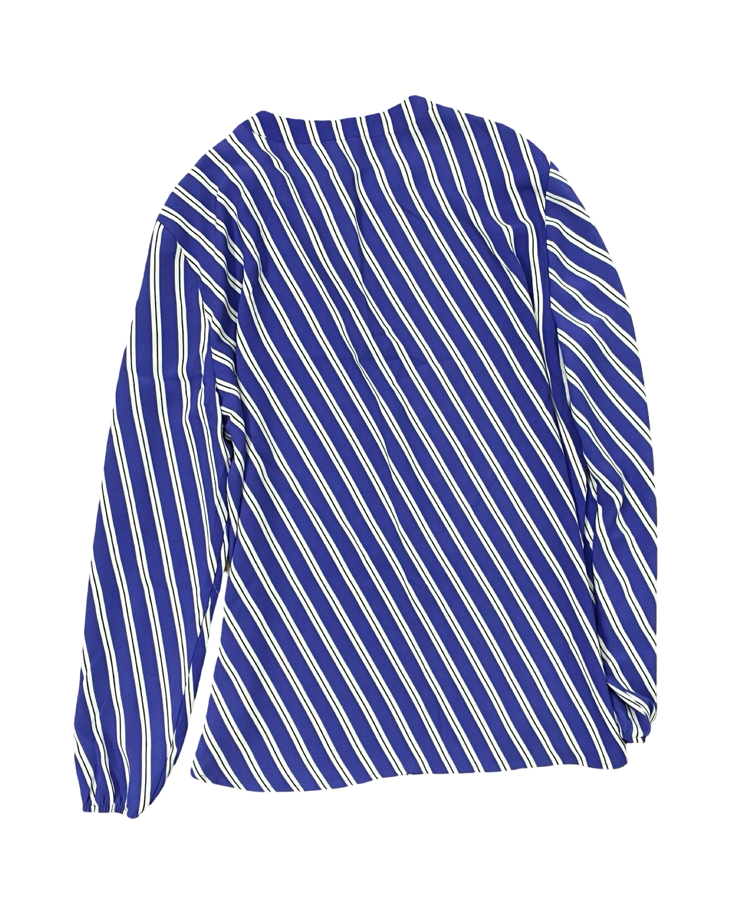 Top Ls By Anne Klein In Blue & White, Size:Xl