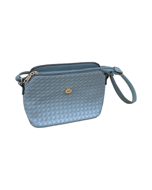 Crossbody By Clothes Mentor In Blue, Size:Medium
