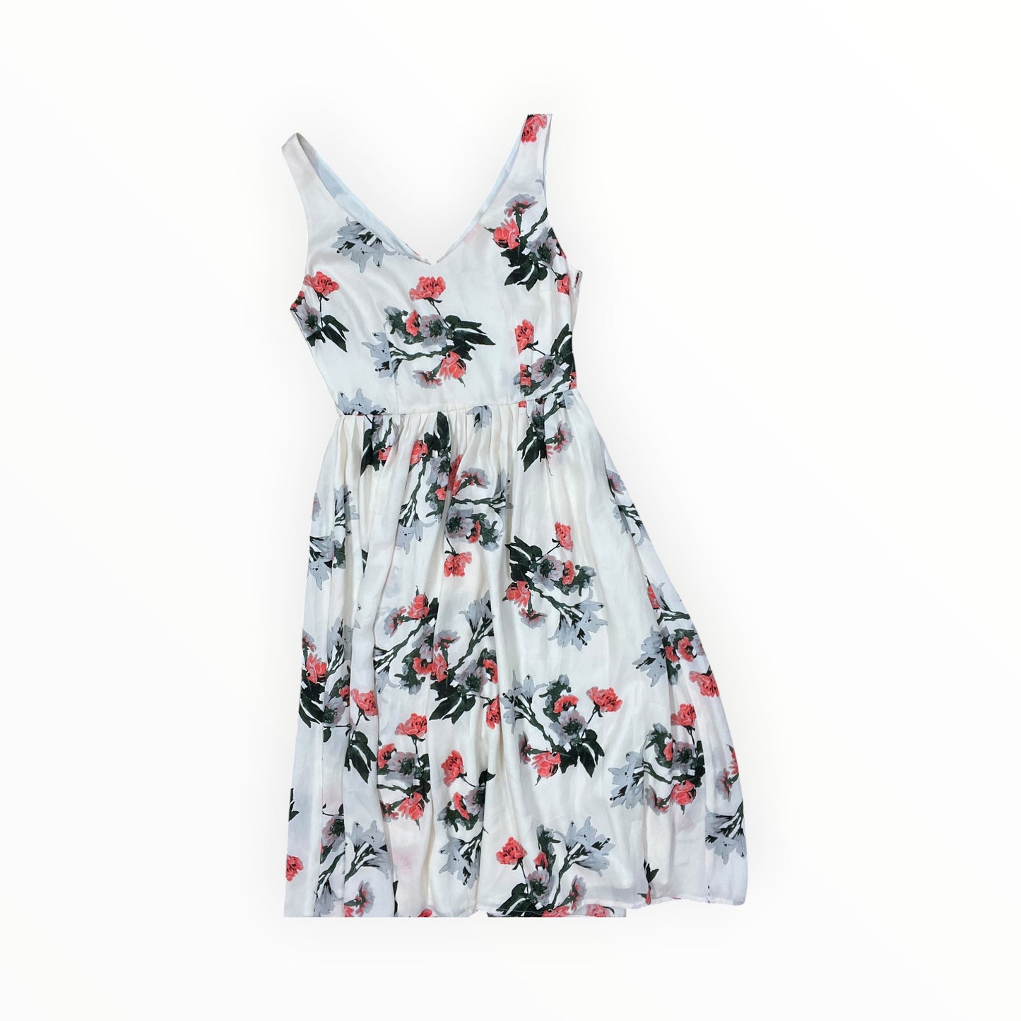 Dress Casual Midi By Bb Dakota In Cream & Pink, Size:Xs