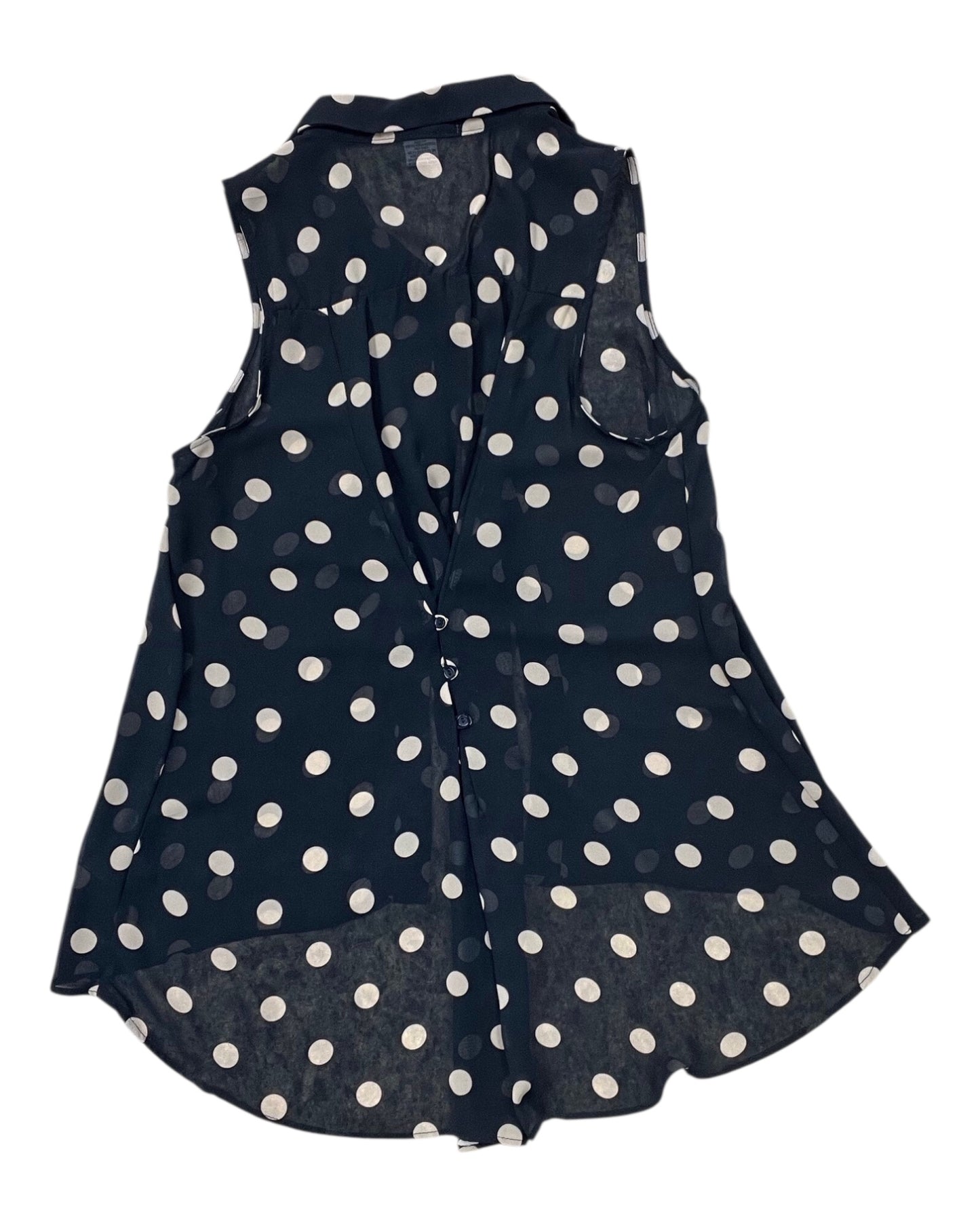 Top Sleeveless By Sans Souci In Black, Size:M