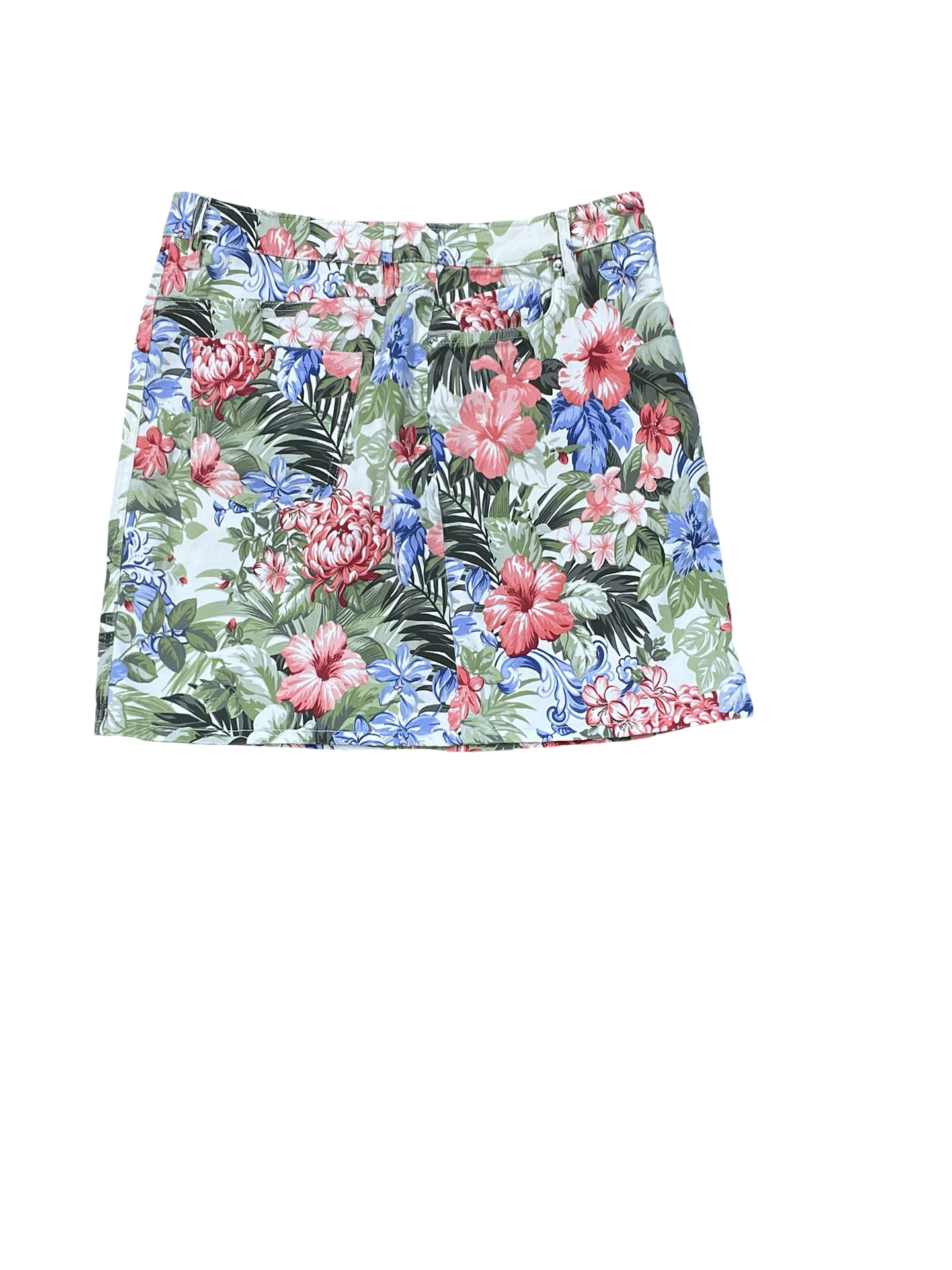 Skirt Mini & Short By Tommy Bahama In Floral Print, Size:12