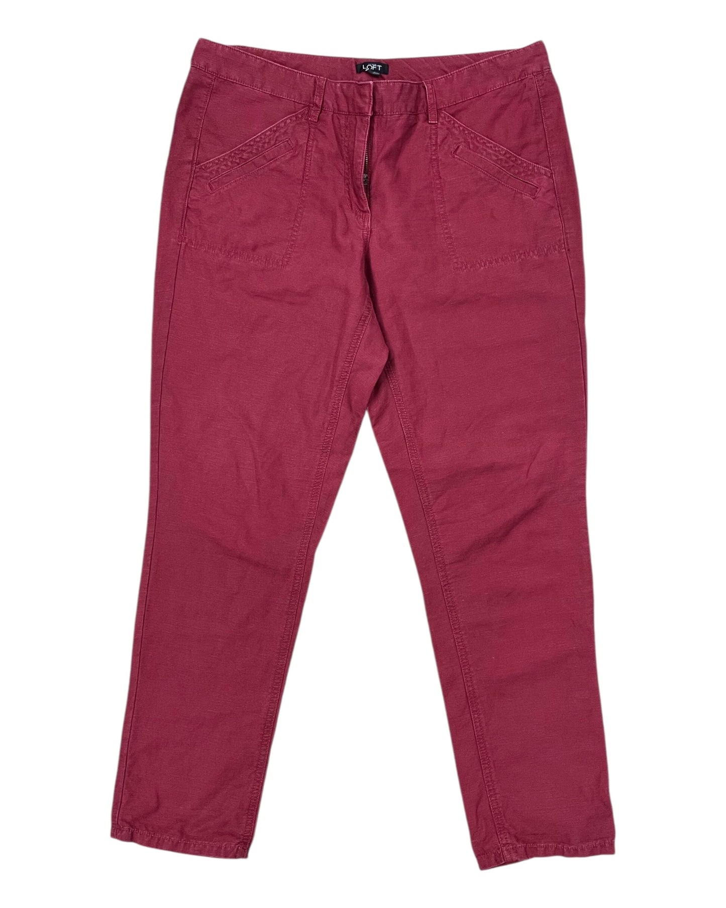 Pants Dress By Loft In Red, Size:8