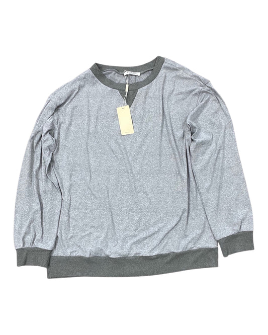 Top Ls By Ekouaer In Grey, Size:L