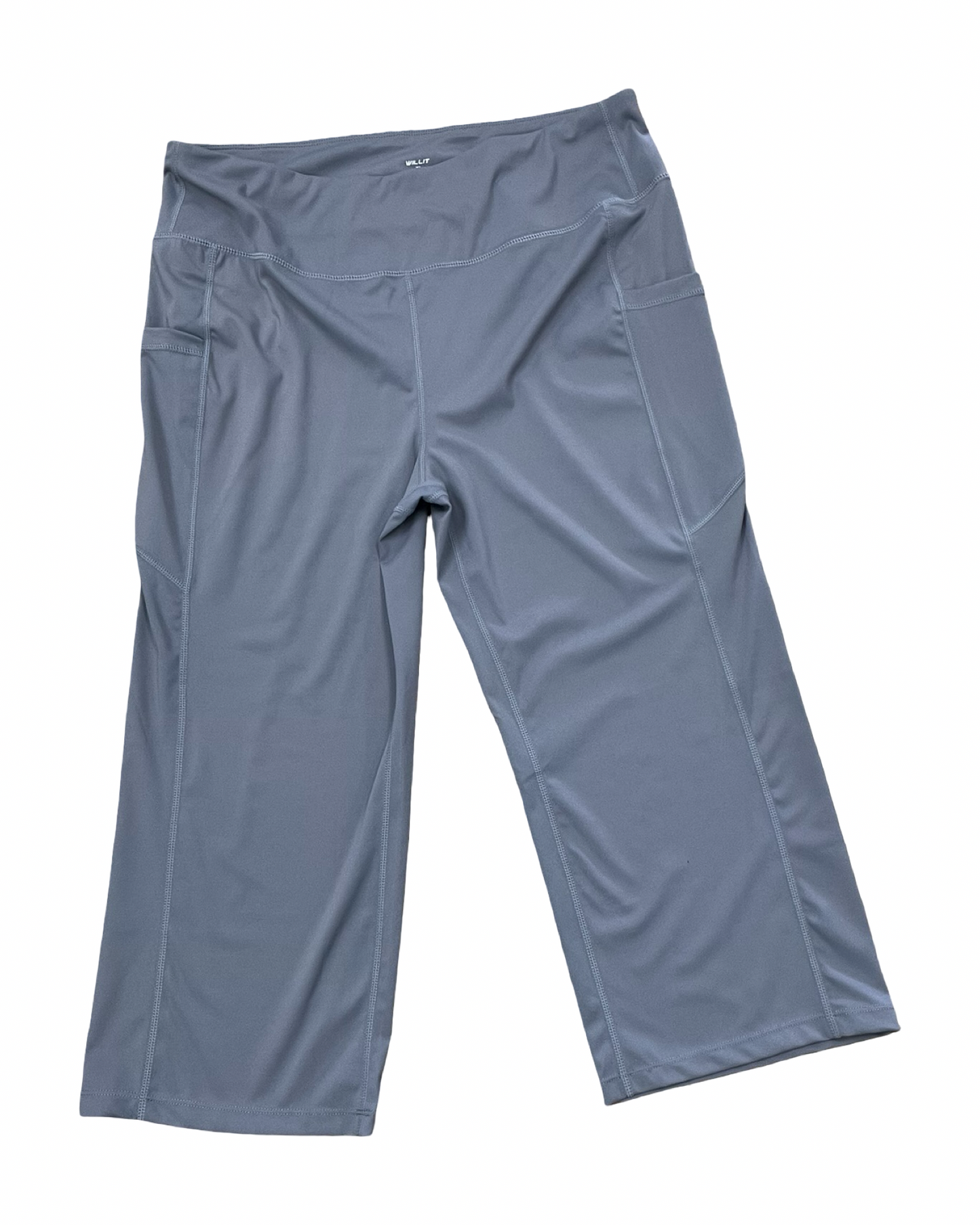 Athletic Capris By Clothes Mentor In Grey, Size:Xl
