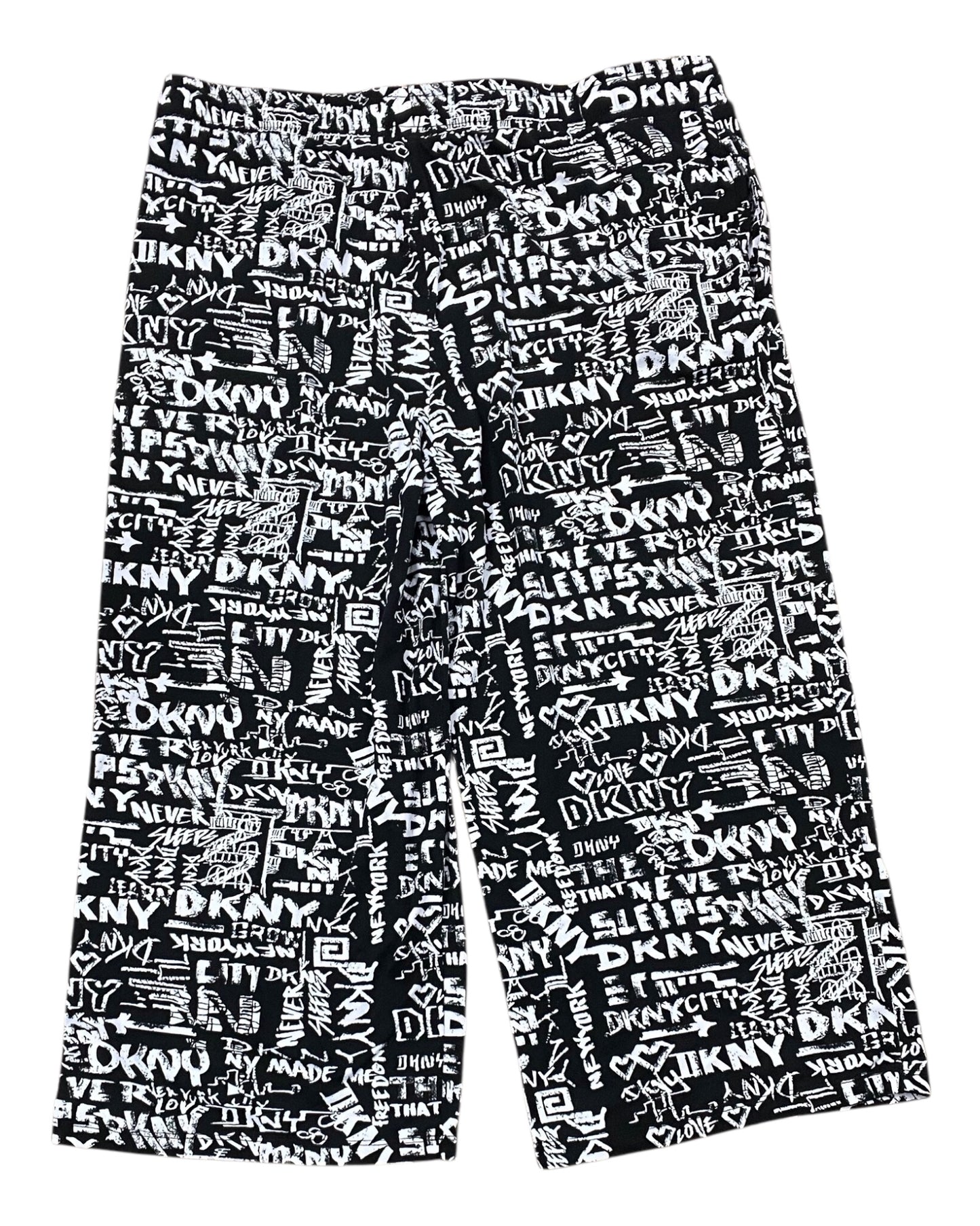 Pants Lounge By Dkny In Black & White, Size:Xl