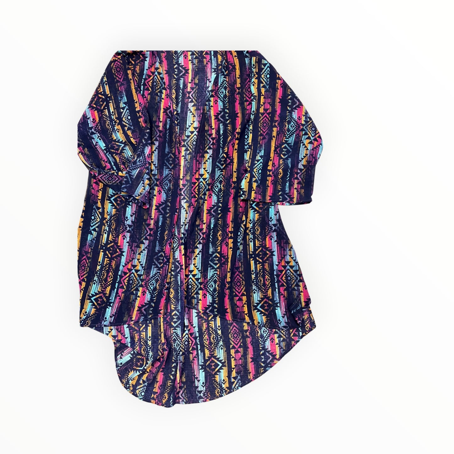 Cardigan By Lucky & Blessed In Multi, Size:Xl