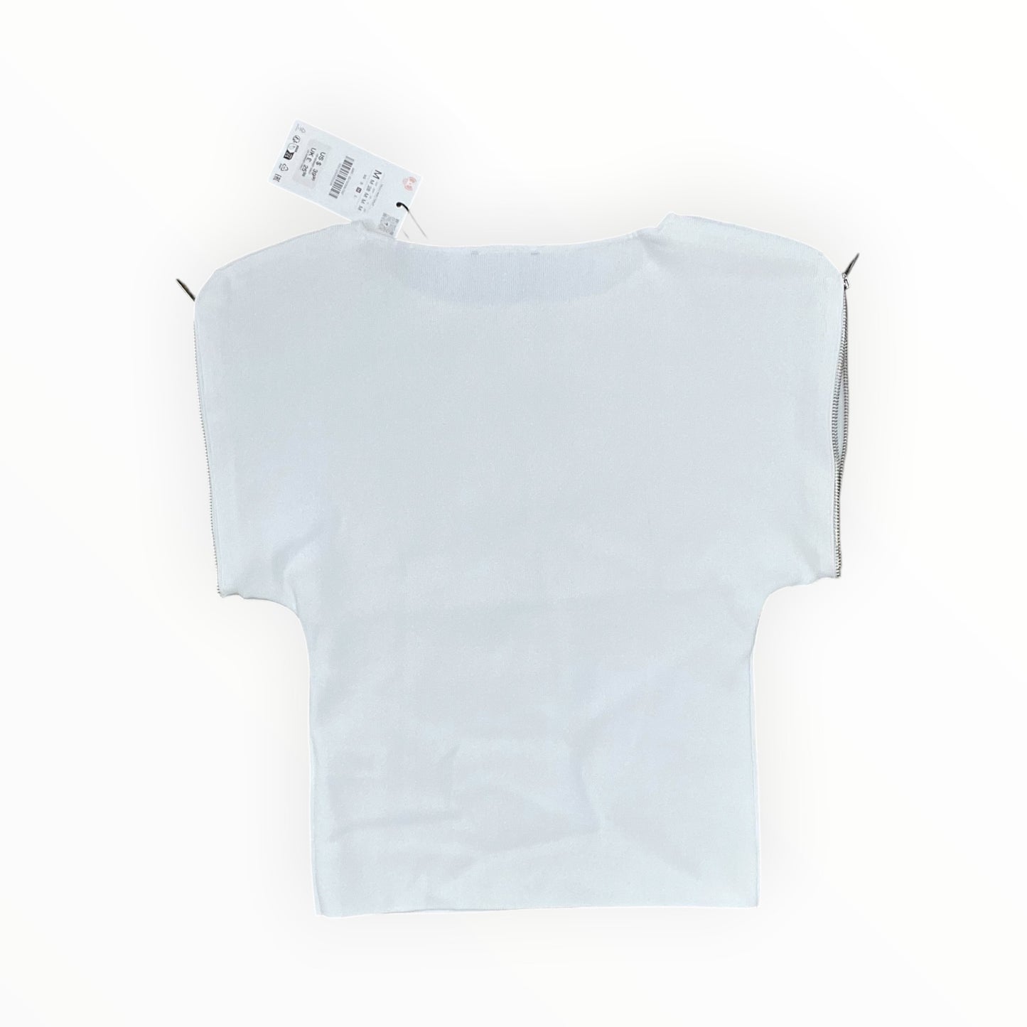Top Ss By Zara In White, Size:M