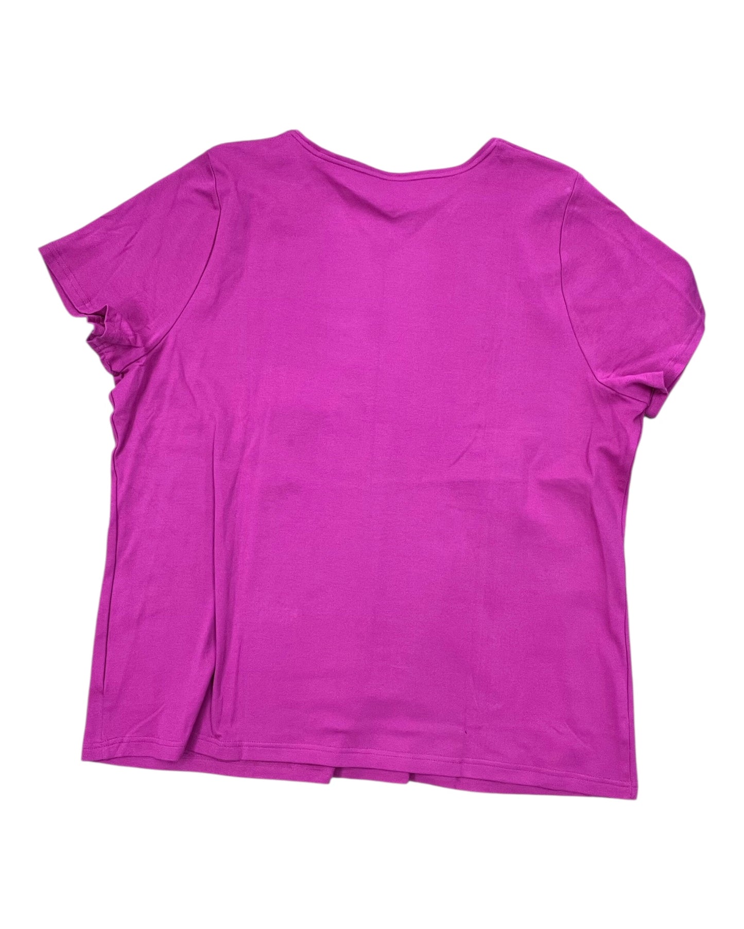 Top Ss By Croft And Barrow In Pink, Size:2X