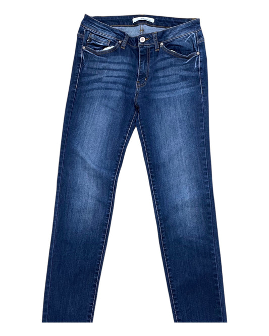 Jeans Skinny By Kancan In Blue Denim, Size:6