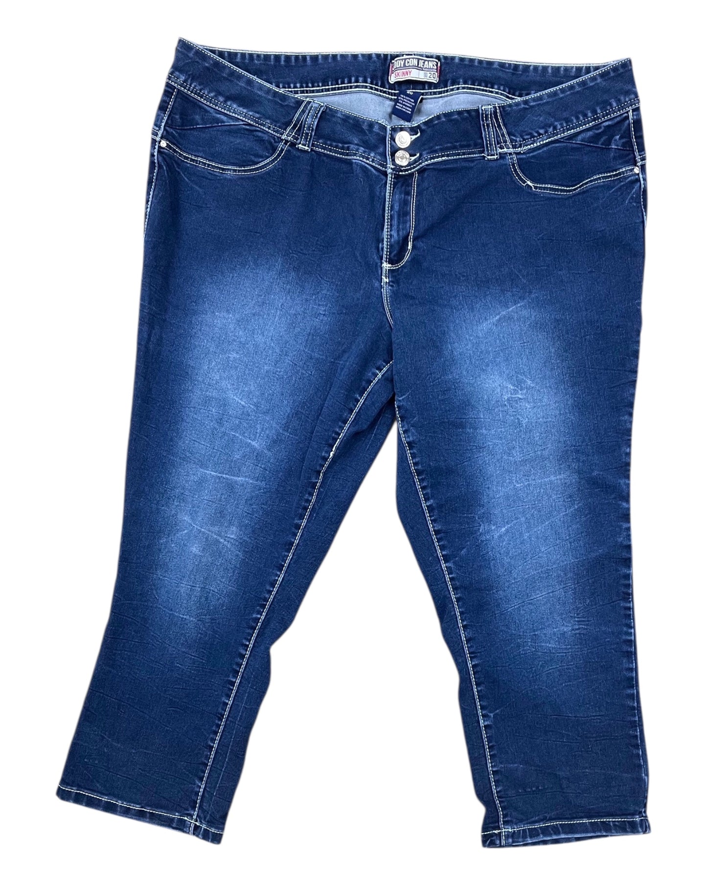 Jeans Skinny By Clothes Mentor In Blue Denim, Size:20