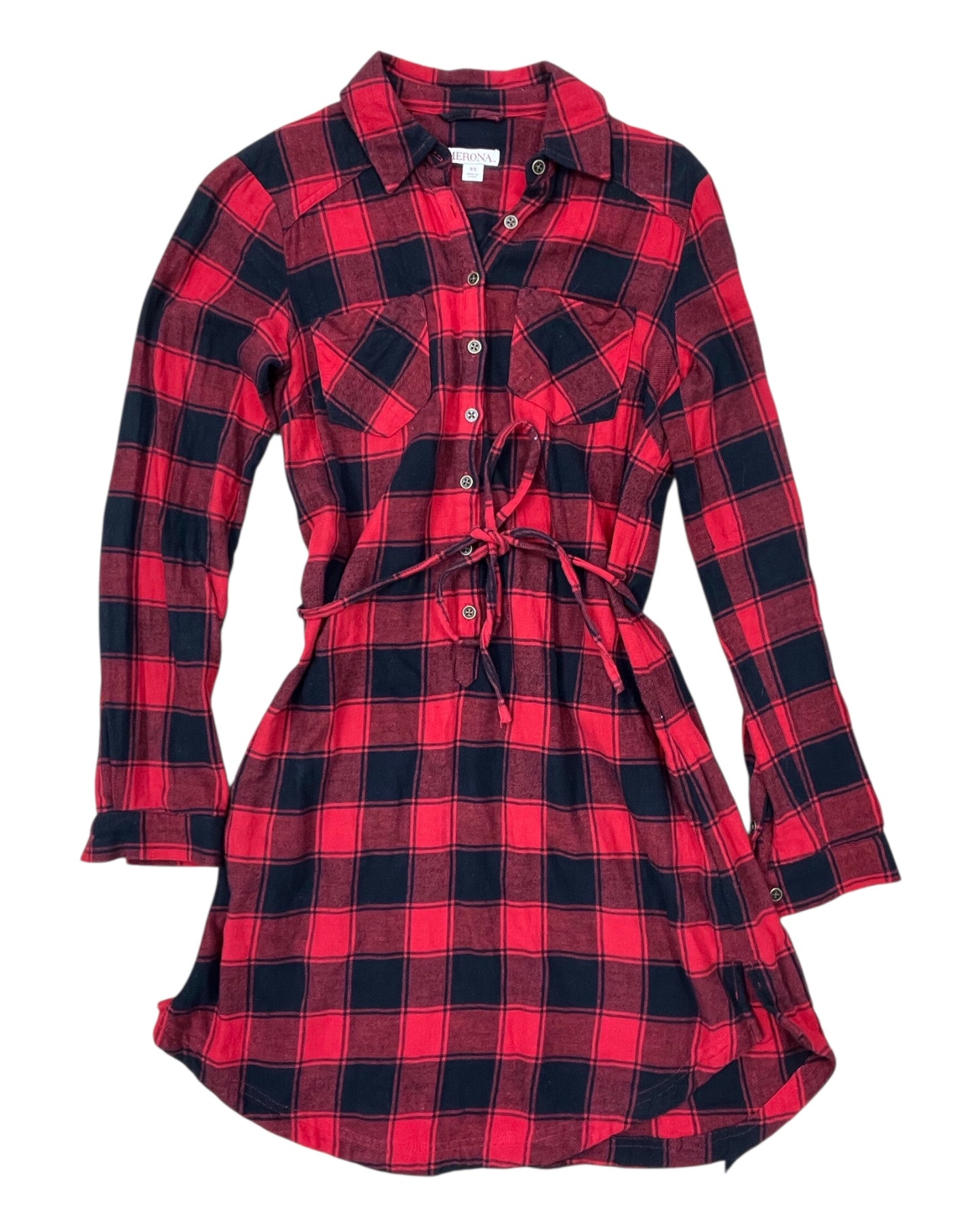 Dress Casual Short By Merona In Black & Red, Size:Xs