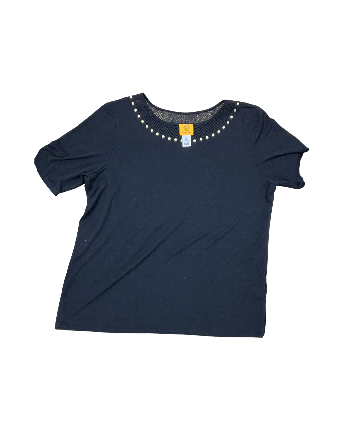 Top Ss By Ruby Rd In Black, Size:Xl